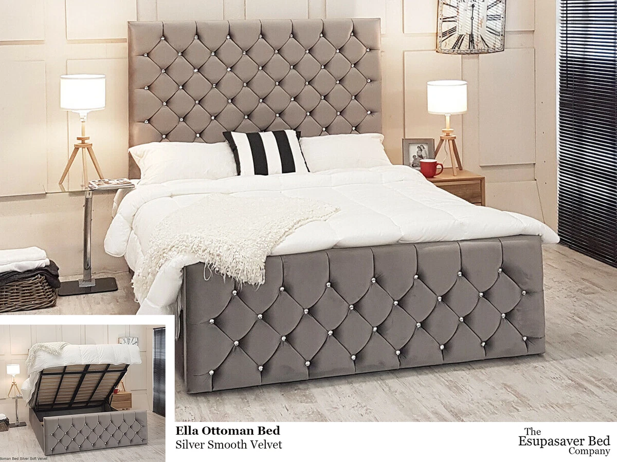 Ella queen upholstered bed deals