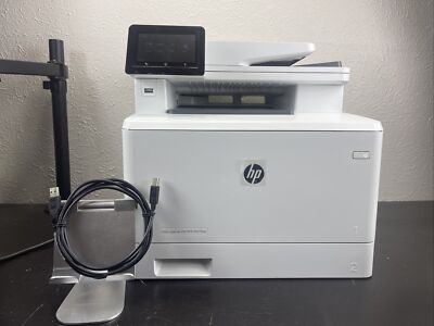 HP LaserJet Pro M477FNW All-In-One Laser Printer Color W/ Wifi USB Cable & Toner