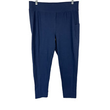 Denim  Co. Active Regular Duo Stretch Leggings with Side Pocket Navy Small Size