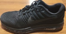 New Nike Mens 9.5 Air Max 2017 Triple Black 849559-004 Running Shoe Sneaker 2022