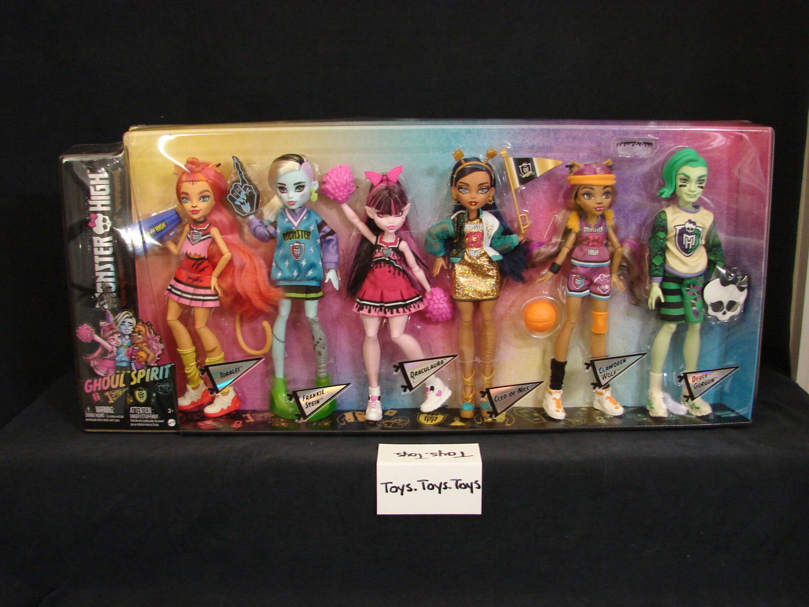 6 Pack Ghoul Spirit Sporty Collection 2022 Mattel Draculaura