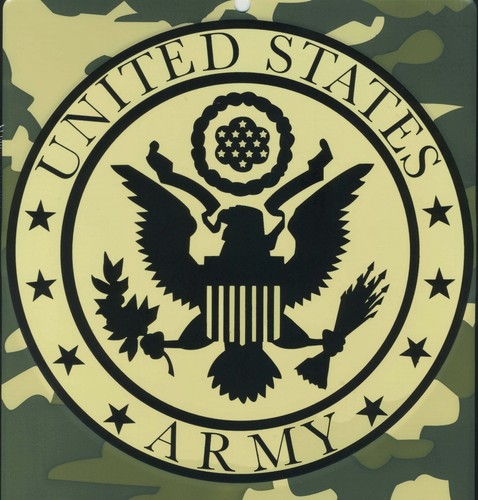 US Army Parking Only Blechschild geprägt Aluminium Armed Forces USA Tin Camo USA - Bild 3 von 4