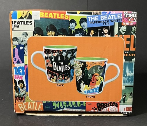 New 2016 The Beatles Apple Corp Vandor Album Collage Ceramic 12oz Coffee Mug - Picture 10 of 13