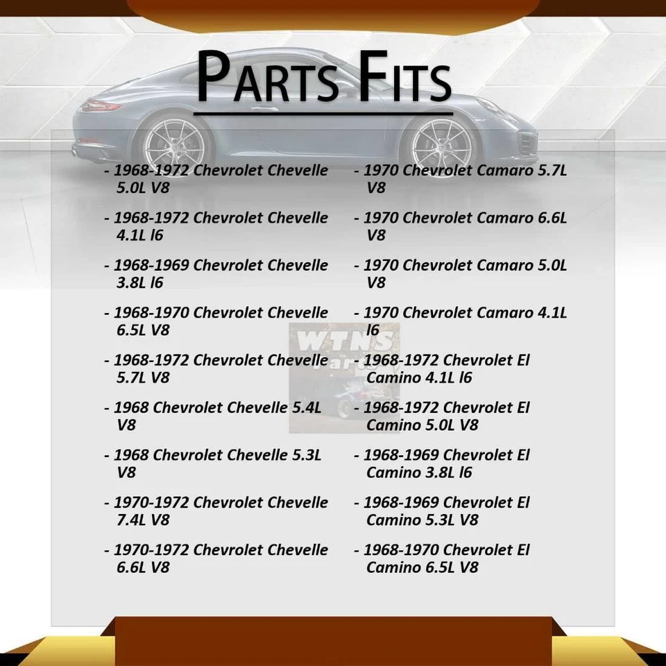 Задний вал оси 2x OE Solutions для Chevrolet El Camino 3,8 л 1968-1969 - Изображение 2 из 4