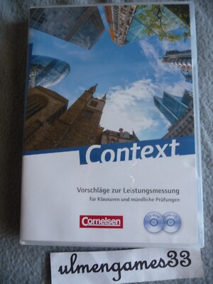   Context Vorschläge zur Leistungsmessung  Klassenarbeiten Klausuren Lösungen  