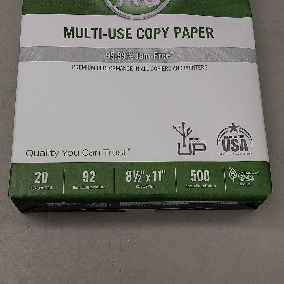 BOISE PAPER 500 Sheets! Multi-Use Copy Paper 0X9001