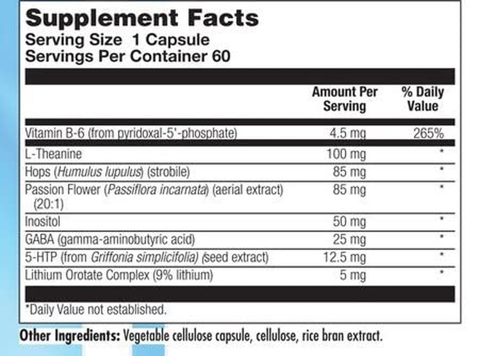 Nutra Biogenesis Stress Factors - GABA Supplements for Women & Men, L Theanin...