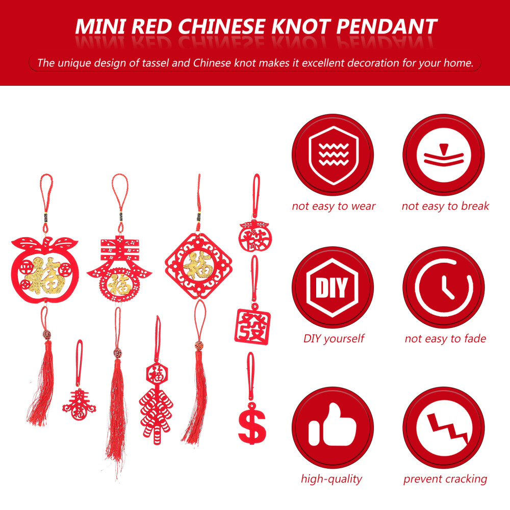 48 Pcs Creative Pendant New Years Eve Decorations Souvenirs Door