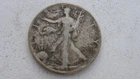 1943 Walking Liberty Half Dollar 90% Silver Very Good VG See Pictures