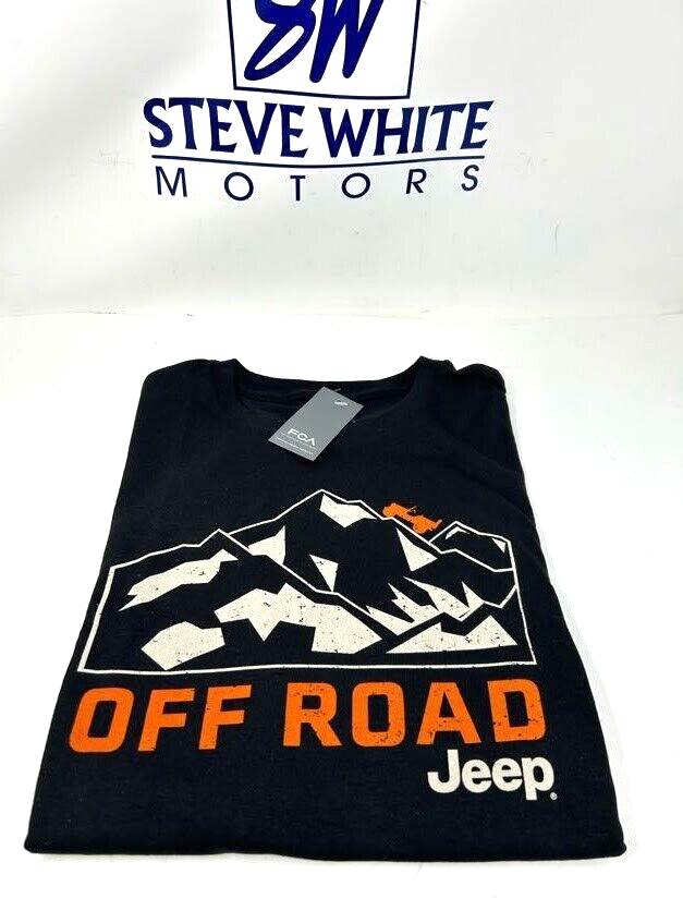 New Men's Black Jeep Off Road T-shirt X-Large | eBay