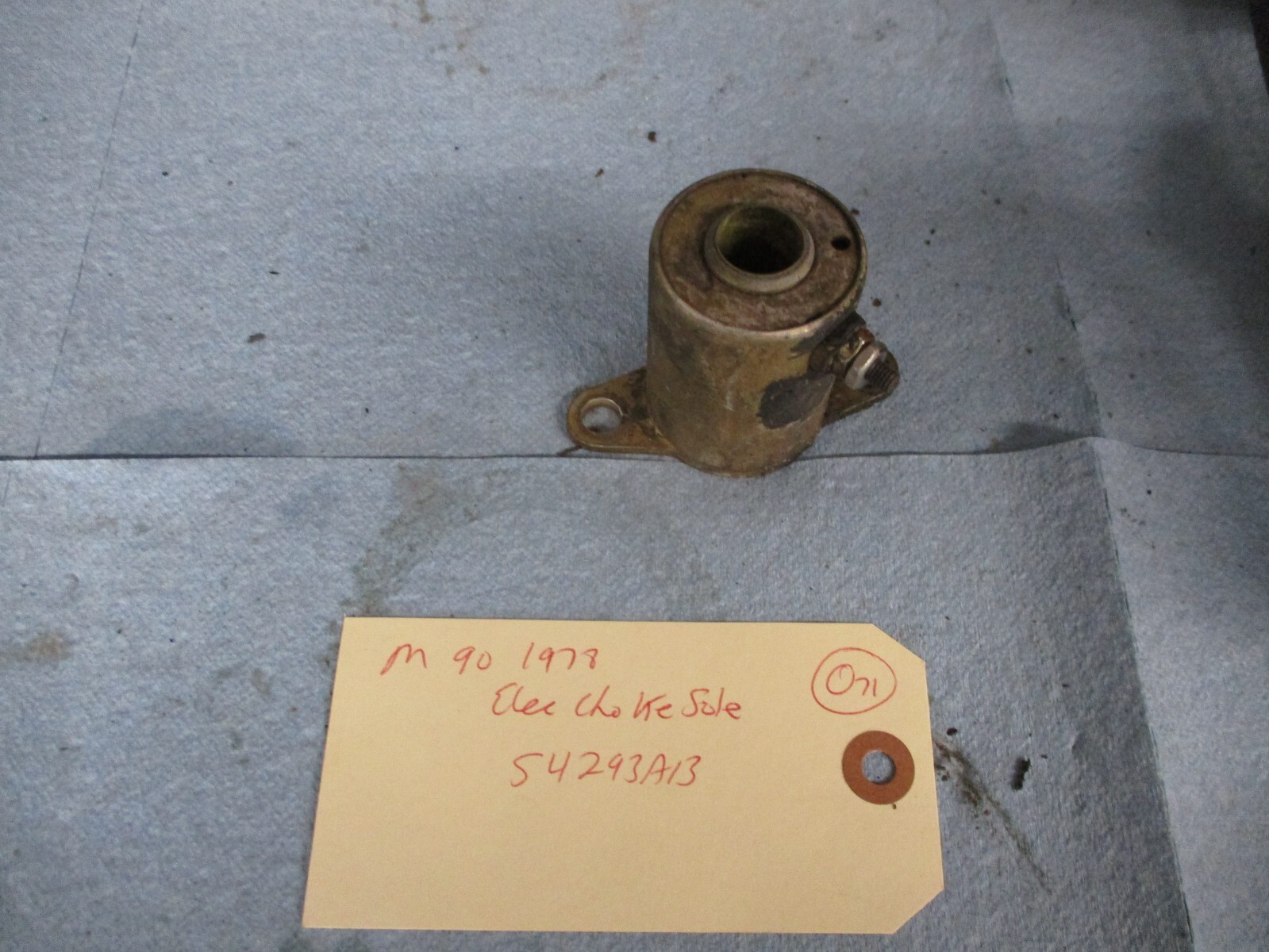 MERCURY OUTBOARD ELECTRIC CHOKE SOLENOID 54293A13 (O71) eBay