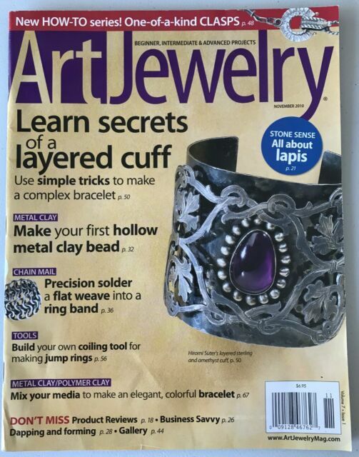 Art Jewelry Magazine July 2011 How to Supersize Your Settings for sale online eBay