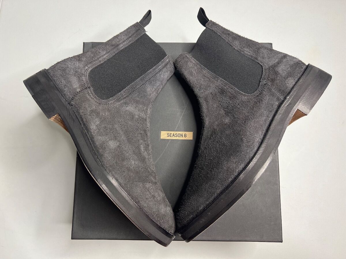 YEEZY SEASON 6 SHAGGY SUEDE CHELSEA BOOT 47EU/14US M YEEZY SEASON 6 SHAGGY SUEDE CHELSEA BOOT 47EU/14US M