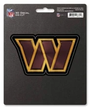 Fanmats 62794 Washington Commanders Commanders 3D Decal Sticker
