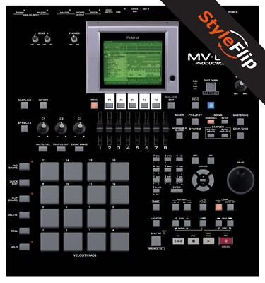 Roland MV 8000 Skins | Color Black | Protective Decal | StyleFlip Skins