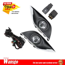 For 15-18 Nissan Versa Clear Bumper Lamps Fog Light Assembly RH+LH 261558990A