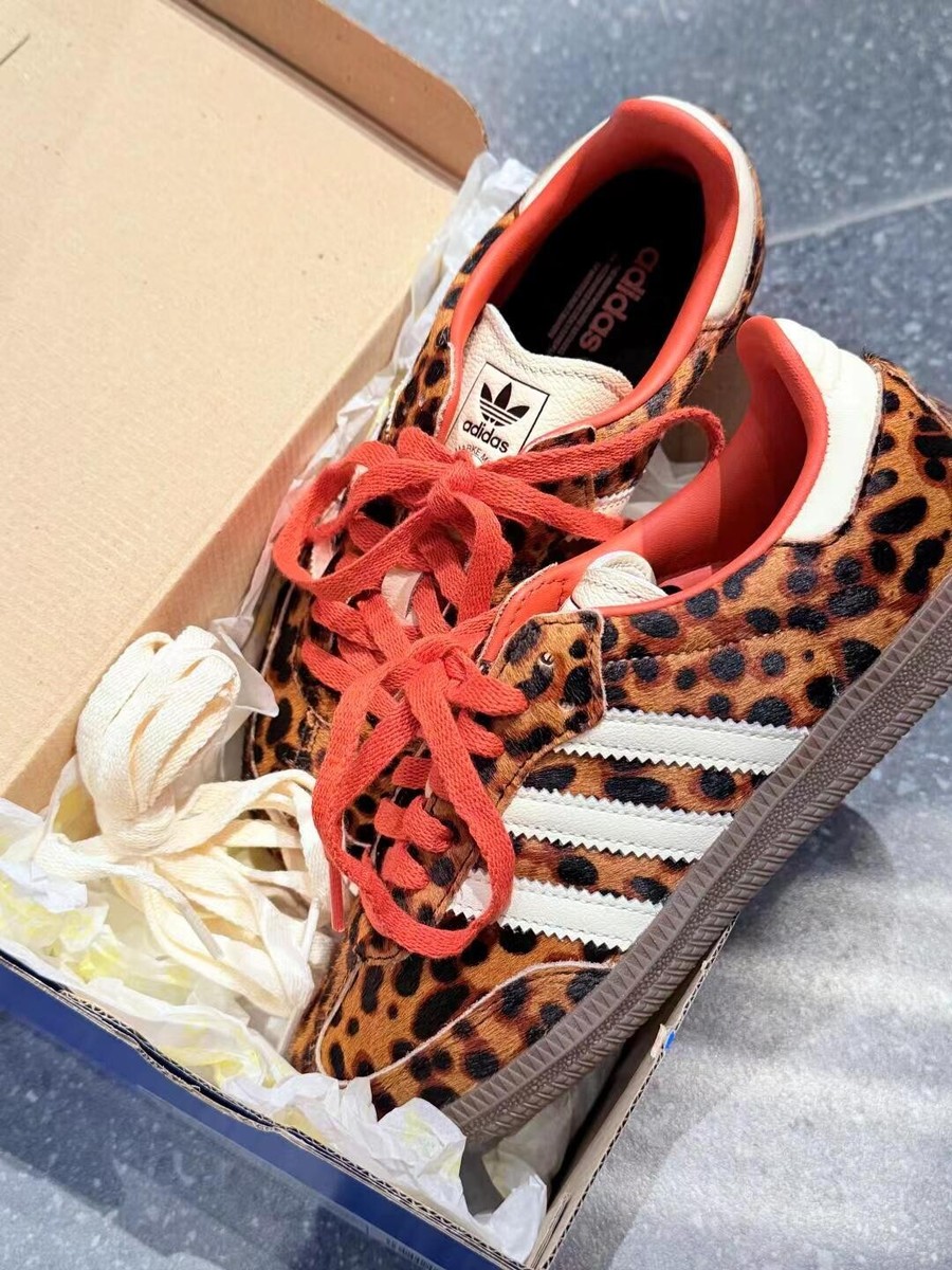 靴 Adidas Samba Og Prevoled Red Leopard NEW adidas Samba OG 'Preloved Red Leopard' | Women Sizes 5