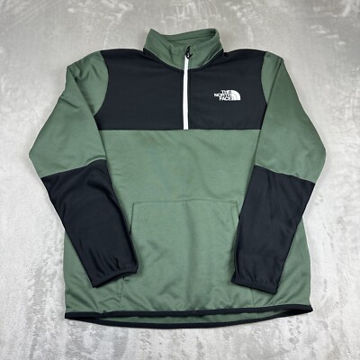 The North Face Jacket Men's Size L Green/Black Overlay Hike Camp Climb
