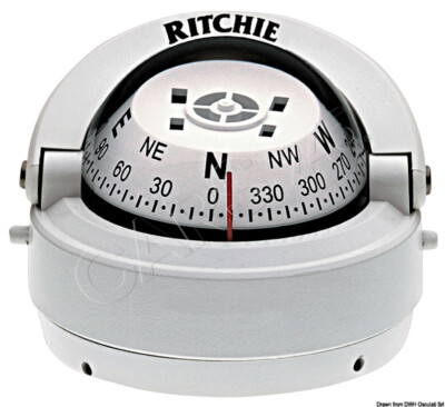 RITCHIE Kompass, außen Explorer 2 Zoll 3/4 weiß/weiß