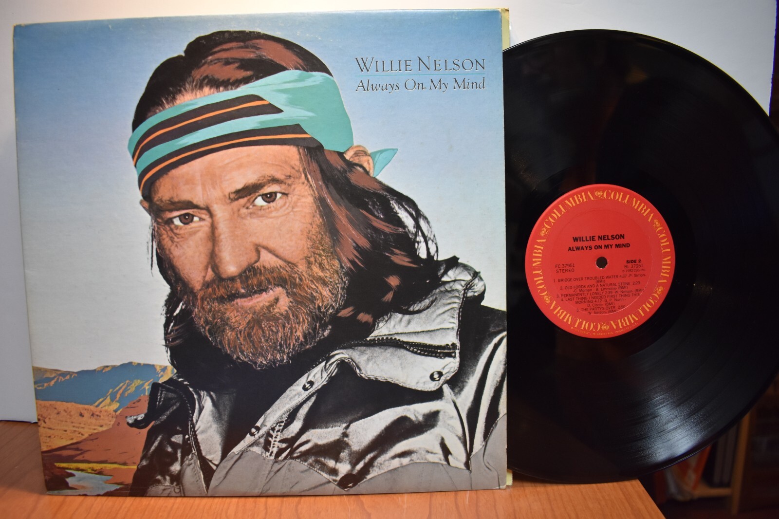 1982 Willie Nelson Always on My Mind LP BL 37951 Columbia 