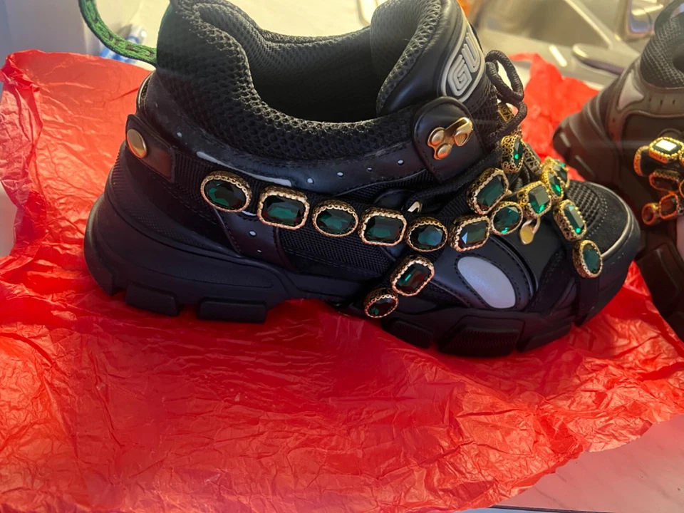 gucci Zapatos Hombre 9.5 Usado Negro Foto 2 de 3