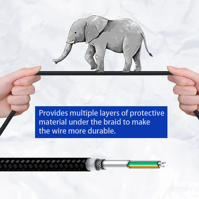 NEU USB Ladekabel für Logitech G633 G933s G533 G935 G635 Headset G502 Maus - Image 4 of 4