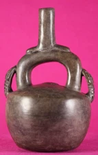 Pre Columbian Authentic Artifact Lobster  Pottery Jar 750-1375 AD Sican Peru J49