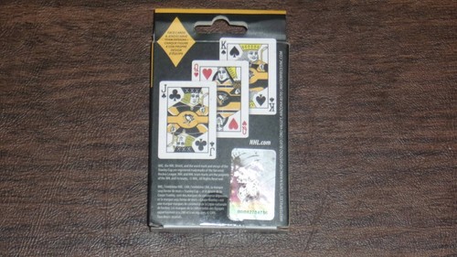 NIB NHL Pittsburgh Penguins Playing Cards Full Deck Standard Size Masterpieces - Picture 2 of 4