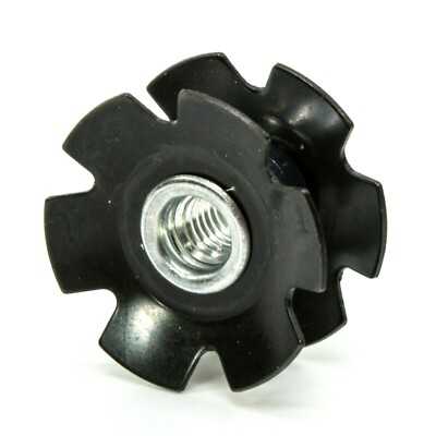 AHeadset Star Nut Fits 1-1/8'' M6 Threadless Bicycle Fork Steerer Tube