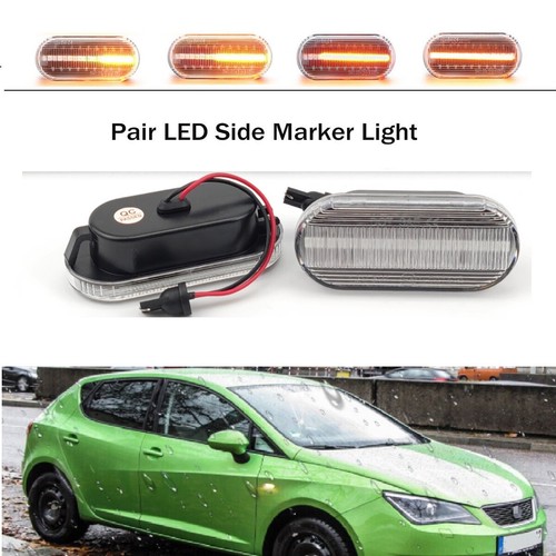 Für VW Lupo Golf IV MK4 LED Seitenblinker Blinker Seitenleuchten Blinkleuchte XY - Afbeelding 2 van 6