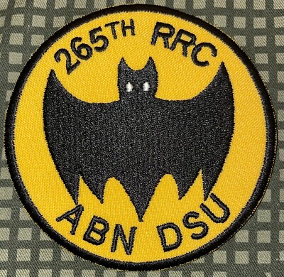 Dsu Patch 265th Radio RRC Research Company Airborne DSU Patch Hook & Iron-On ...
