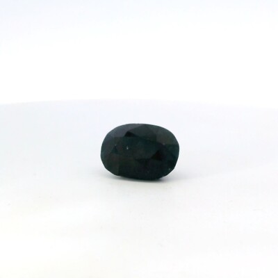 23.65ct Loose Faceted Oval Genuine Very Dark Blue Sapphire Gemstone 17.5x12.5 mm