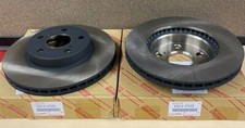 TOYOTA GENUINE 2004-2009 PRIUS FRONT DISC BRAKE ROTORS QTY 2