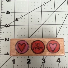 Kolette Hall Rubber Stamp My Heart Valentine’s Day