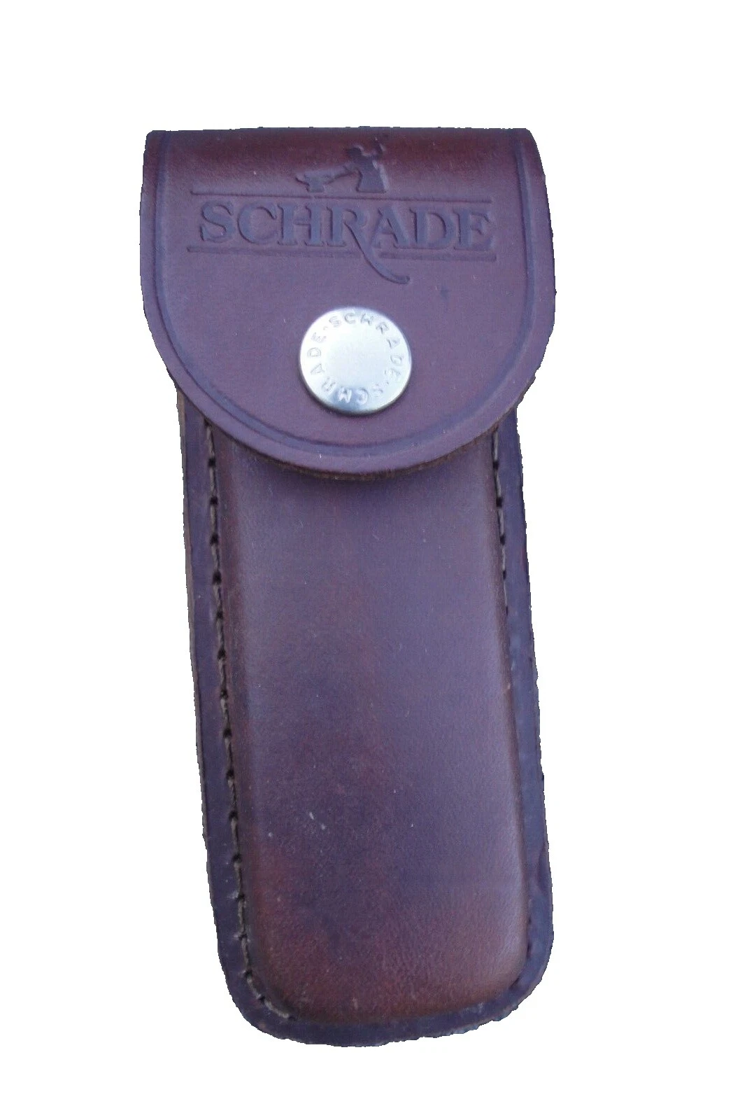 Navaja mango de cuero Schrade cuchillos plegables de colección