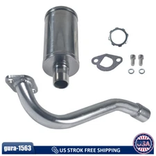 Exhaust Pipe Header Muffler For Predator 196cc 212cc GX160 GX200 CT200U Go Kart