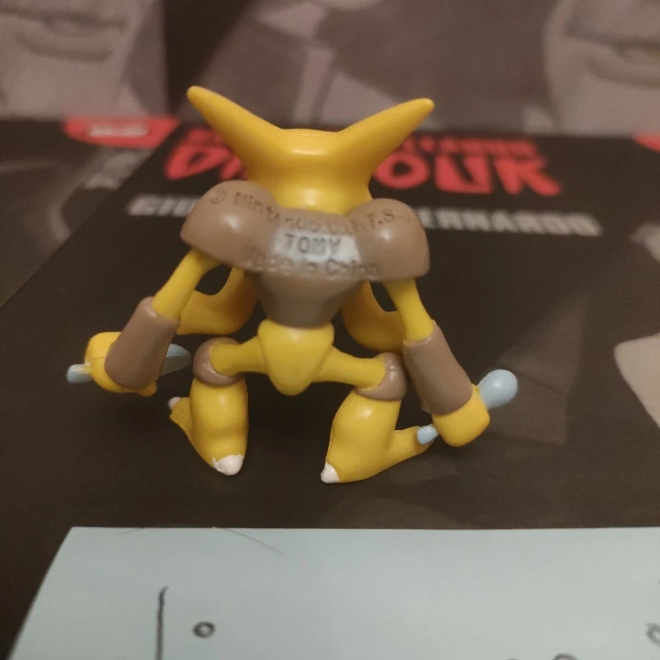 ALAKAZAM POKEMON Mini Figure Vintage ORIGINALE -TOMY- - Immagine 4 di 4