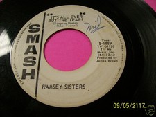 Northern Soul Ramsey Sisters It's All Over Tell - Him Girl James Brown 45 VG