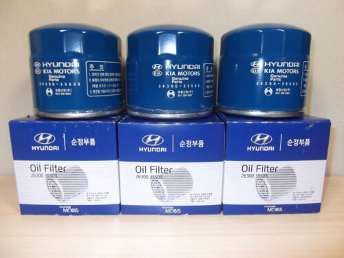 GENUINE HYUNDAI ACCENT HATCHBACK & SEDAN PETROL ALL MODEL OIL FILTER VALUE PACK - Picture 1 of 4