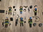 gi joe action figures 3.75 vintage Slaughters Marauders Lot! Beautiful!!