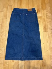Vintage Women s Polo Ralph Lauren Long Denim Skirt Size 14