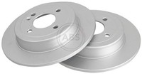 2X Bremsscheibe Beschichtet A.B.S. 18225 FüR Kia Hyundai Rio Gb Ib Active Accent