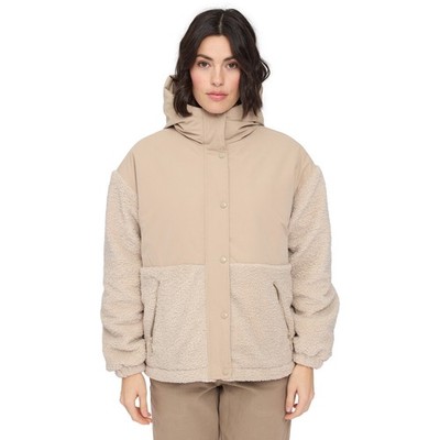 Mazine Fabric Blocking Jacket - Damen Fleecejacke