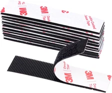 Hook and Loop Tape (1In×4In), Heavy Duty Adhesion Strip, Slef Adhesive Interlock