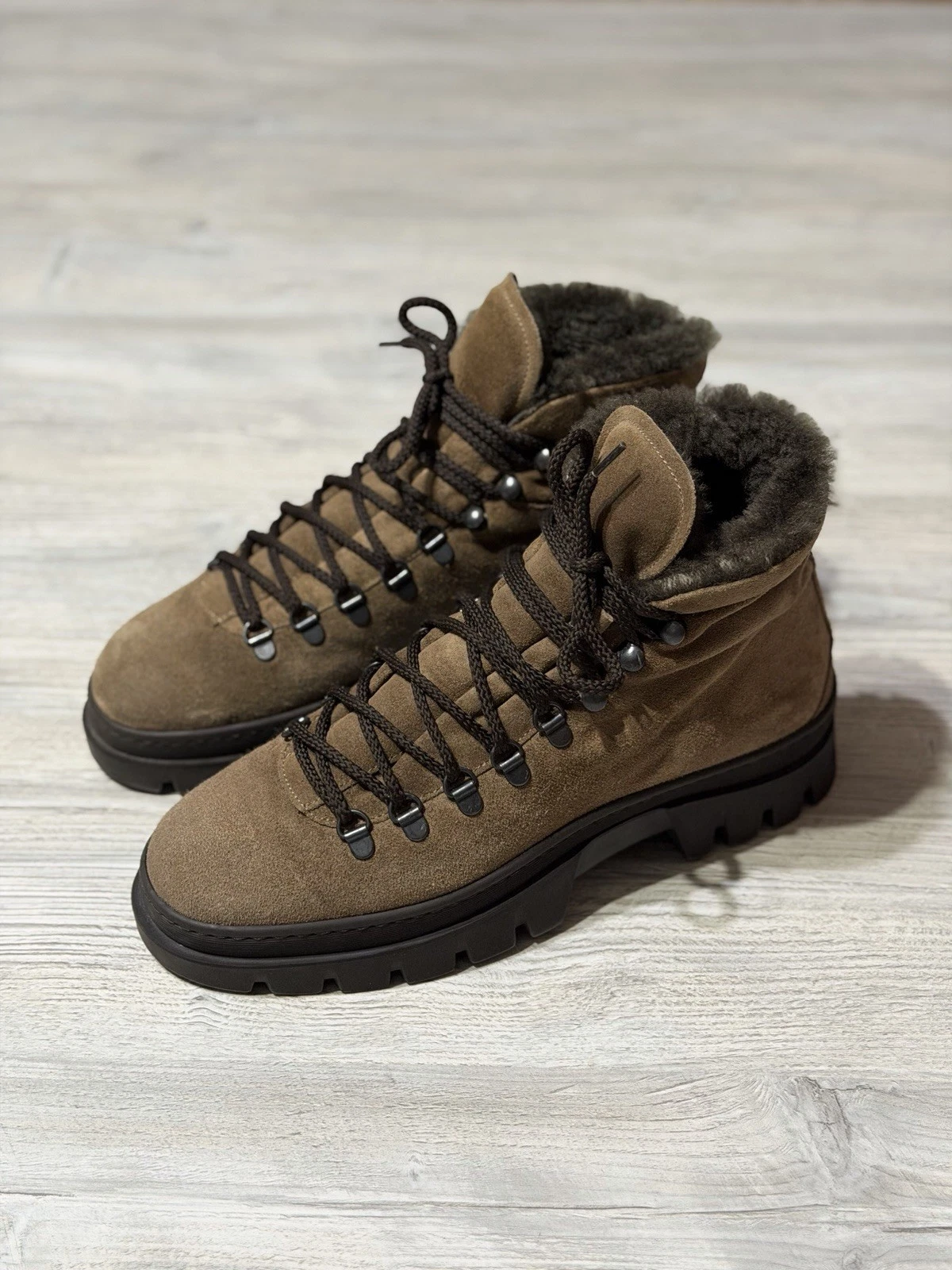 men's suede boots Antonio Maurizi Made In Italy Size 10