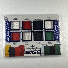 2025 Big 8 Leaf ITG Game Used 8 Piece Jersey Kobe Carter Iverson Hill 12/35