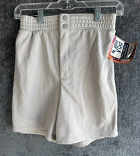 Vintage Bike L450 Women Baseball Shorts Gray NWT Made in USA Softball Medium M