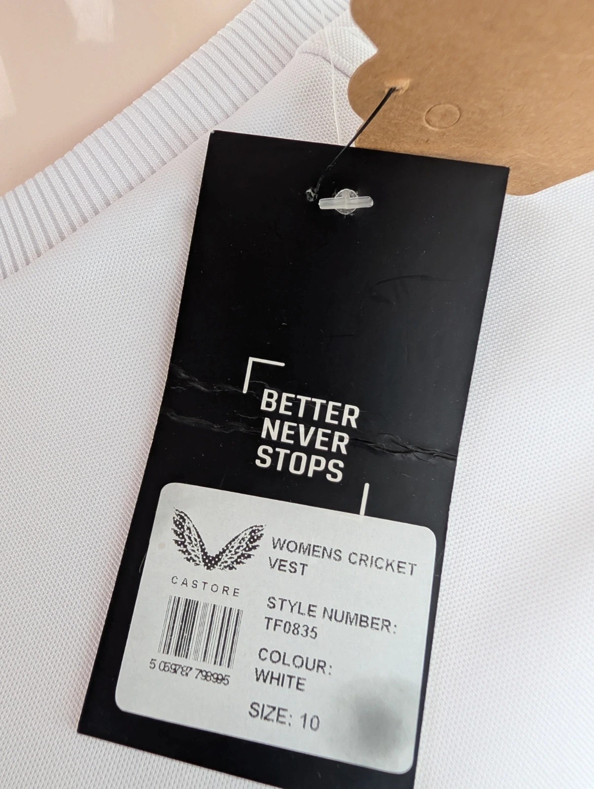 Castore NWT Cricket vest. Women's Size 10. DN3763 image 5
