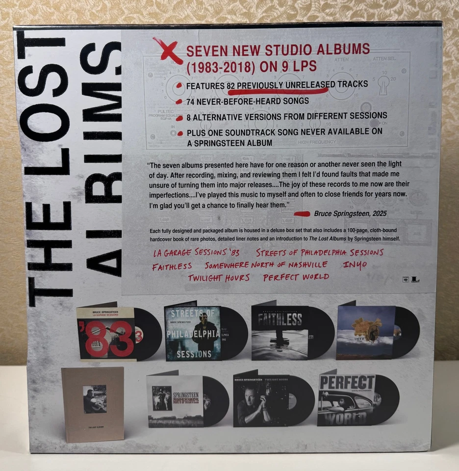 Bruce Springsteen - Tracks II Lost Albums (Vinyl Box Set, 9LP) - NEW Mnr Box Dmg - Image 4 of 4