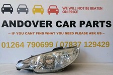 Peugeot 206 Headlightheadlamp Passenger Side 9630869780 Peugeot 206 Headlightheadlamp Passenger Side 9630869780